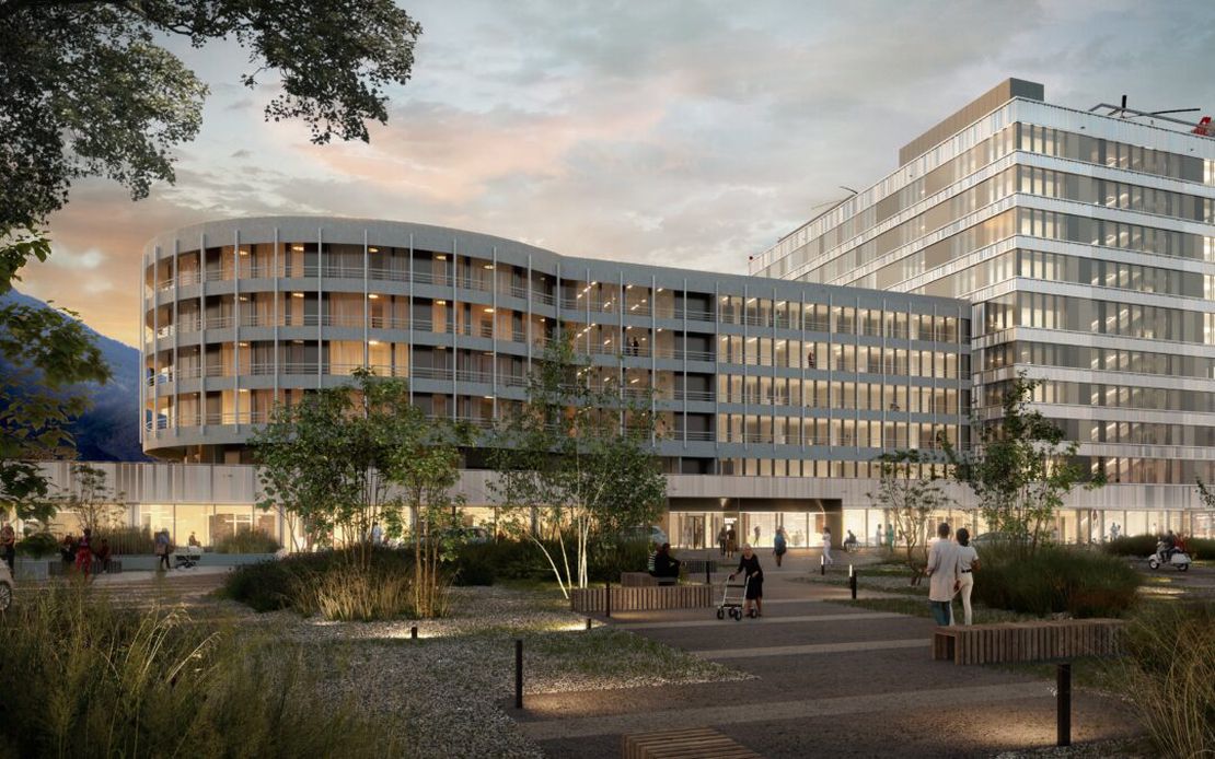 Leitsystem Neubau SZO „Spitalzentrum Oberwallis“